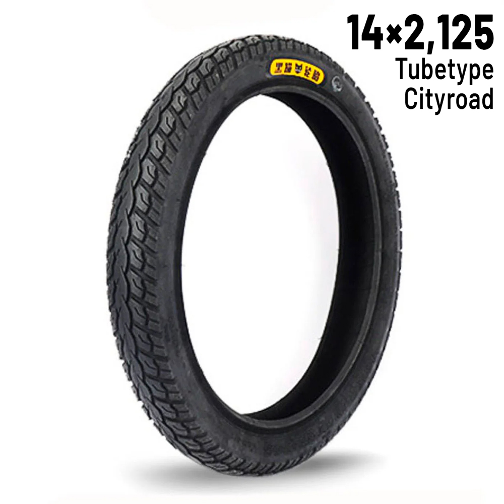Cityroad-dæk 14×2.125 til el-løbehjul