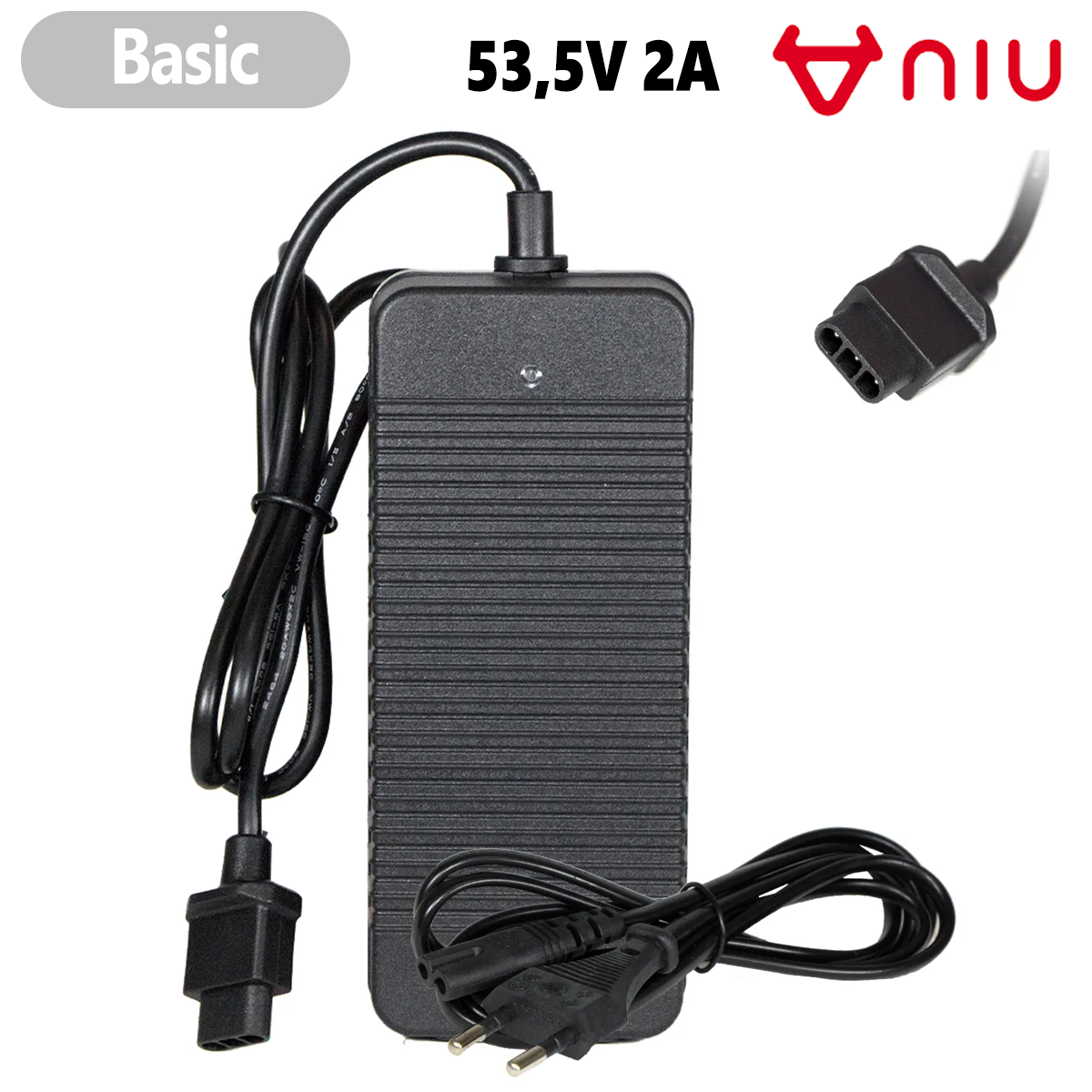 53,5 V 2 A oplader til NIU KQi-serien